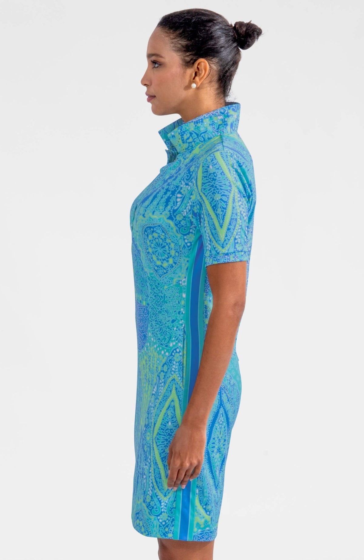 Serve It Up Dress - Grand Bazaar Turquoise