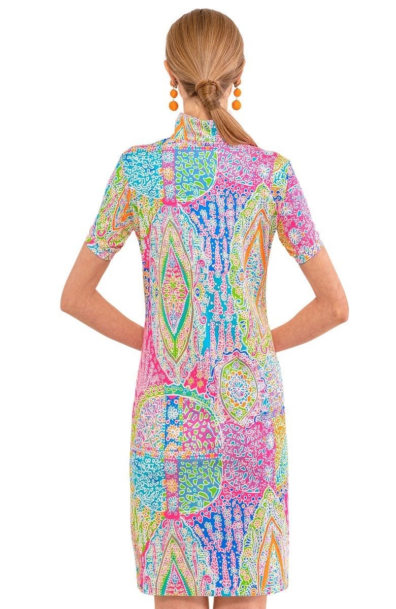Serve It Up Dress - Grand Bazaar Brights