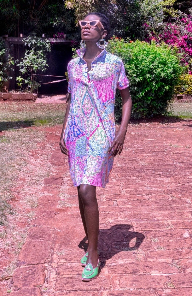 Serve It Up Dress - Grand Bazaar Brights