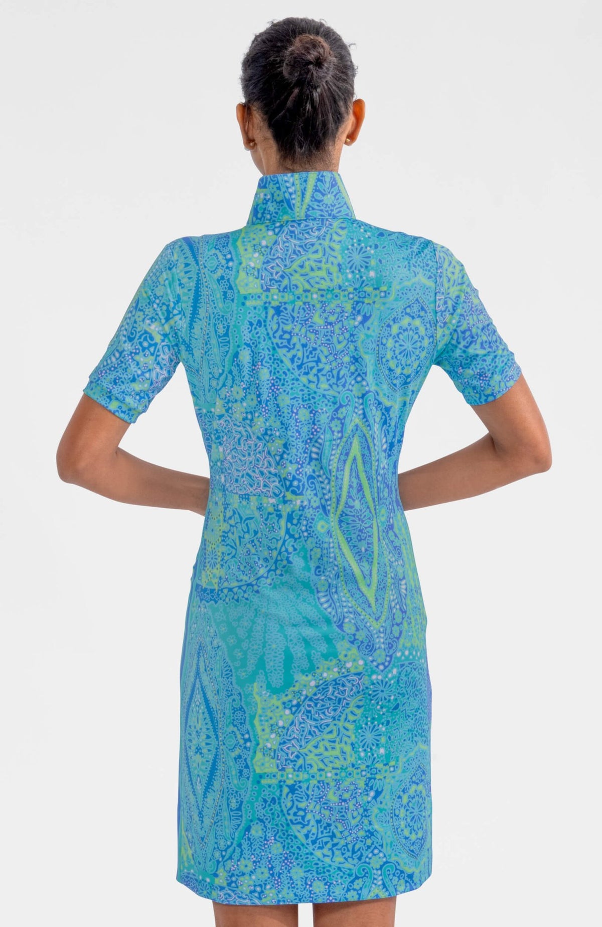 Serve It Up Dress - Grand Bazaar Turquoise