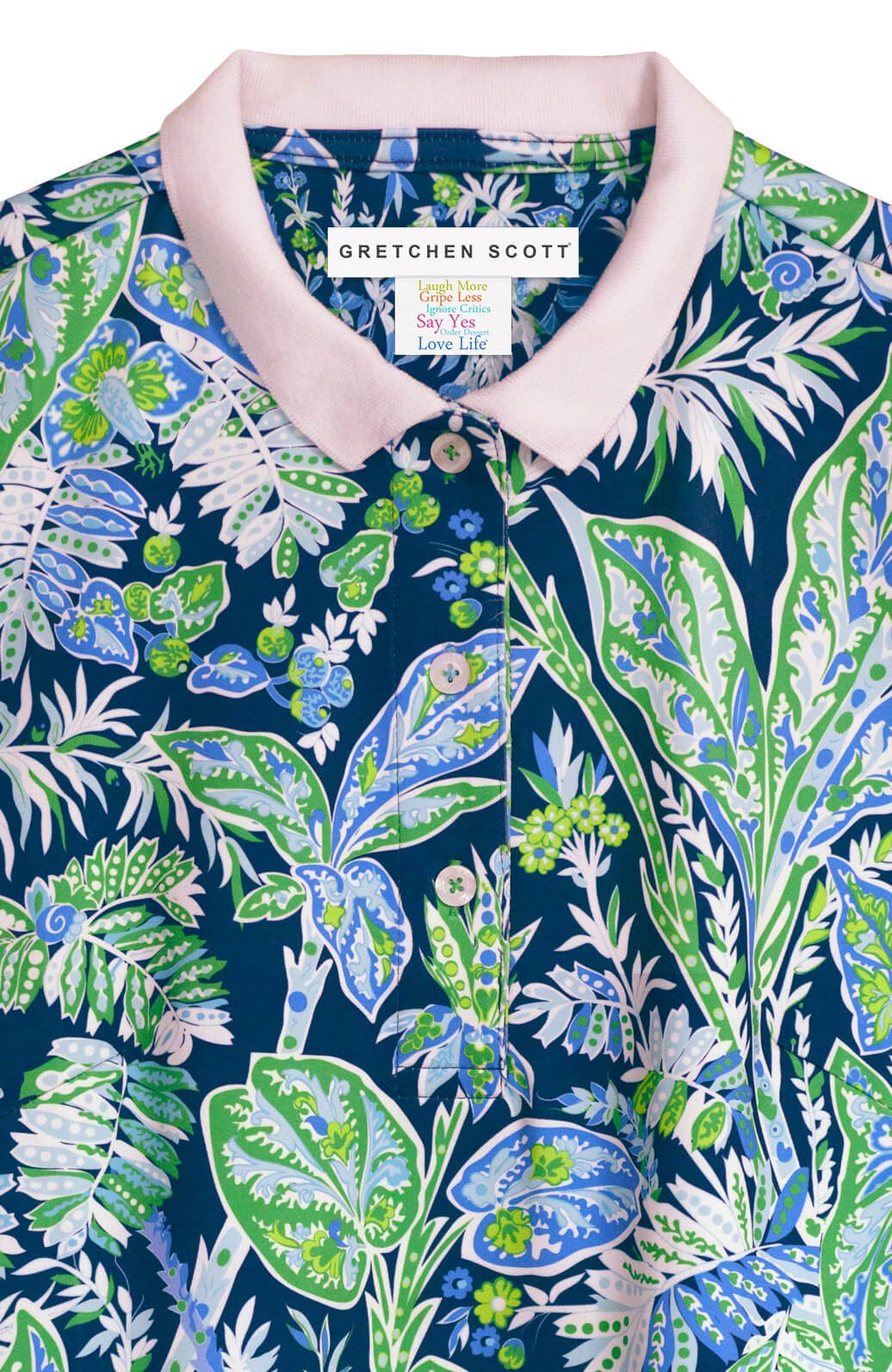 Serve It Up Dress - Vintage Vines Navy