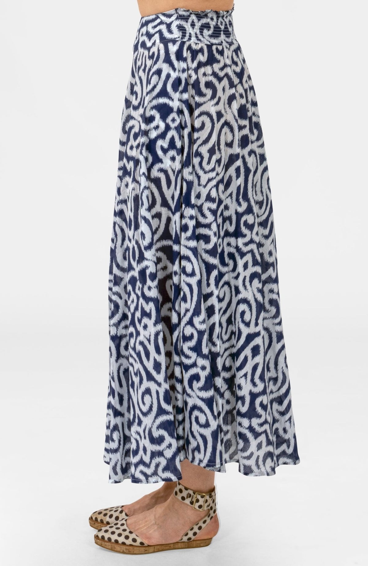 Sexy Summer Skirt - Arabesque Navy