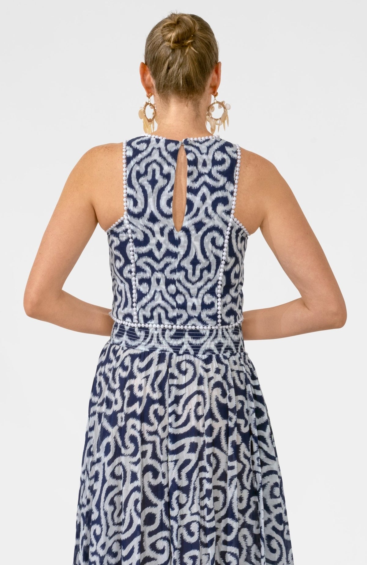 Sexy Summer Top - Arabesque Navy