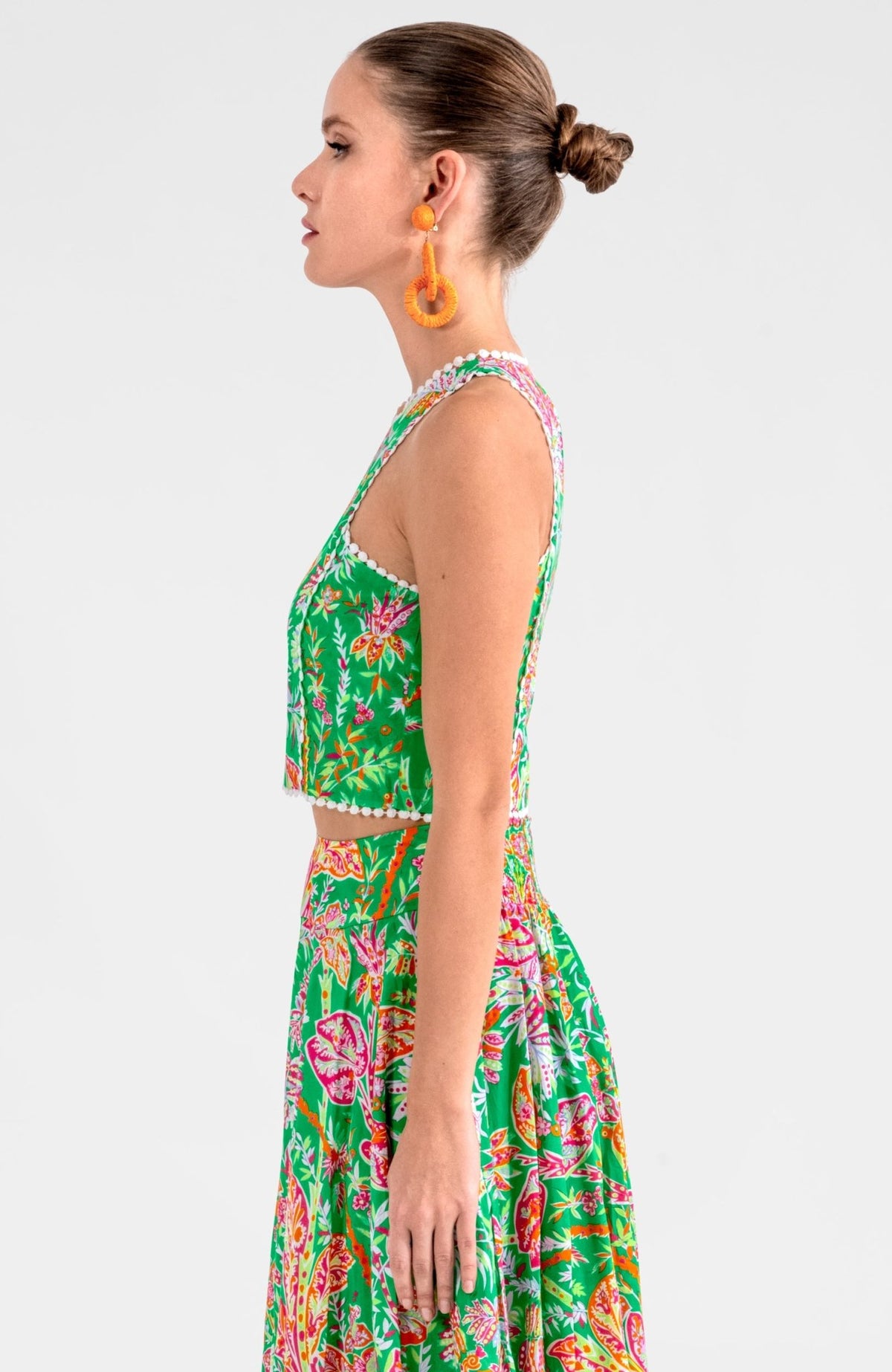 Sexy Summer Top - Vintage Vines Kelly