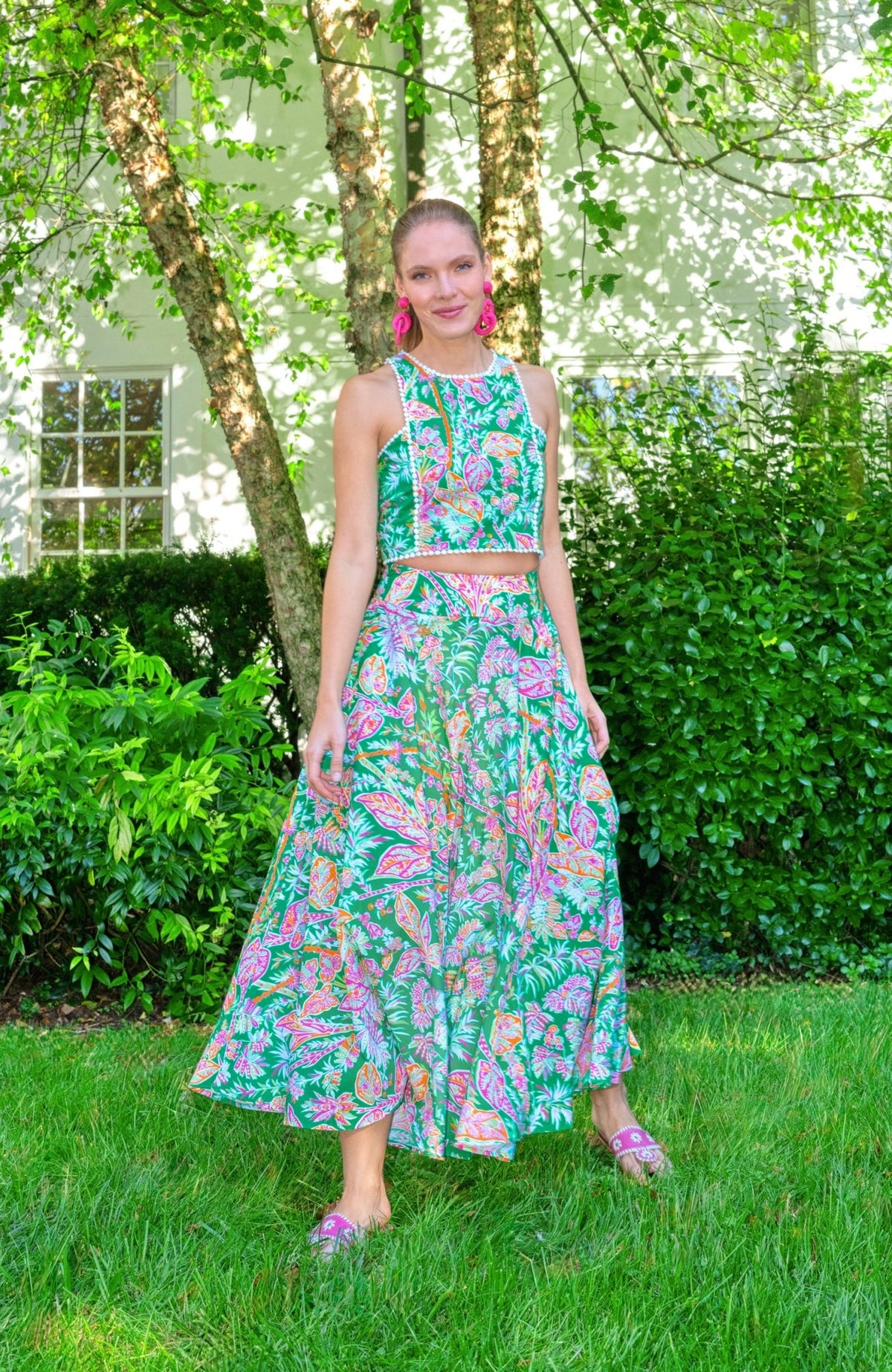 Sexy Summer Top - Vintage Vines Kelly