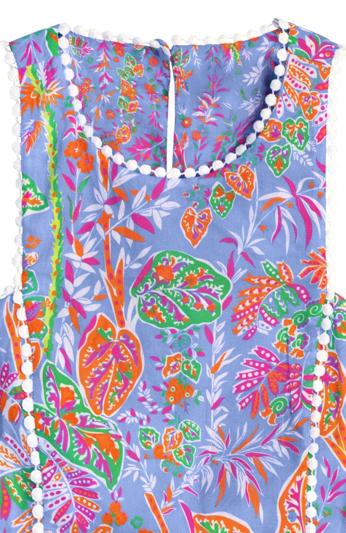 Sexy Summer Top - Vintage Vines Periwinkle