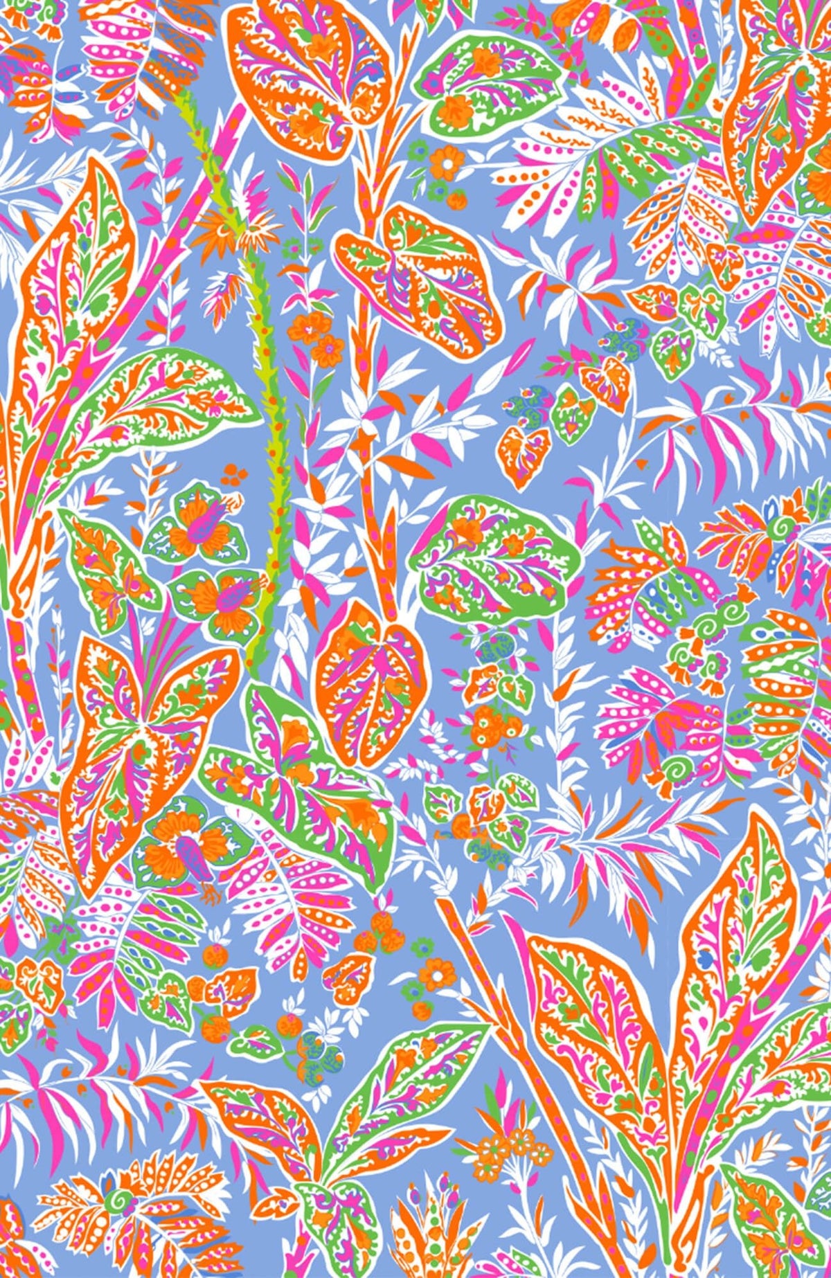 Sexy Summer Top - Vintage Vines Periwinkle