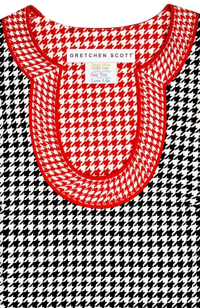 Shake Your Tushy Dress - Houndstooth - Final Sale Black