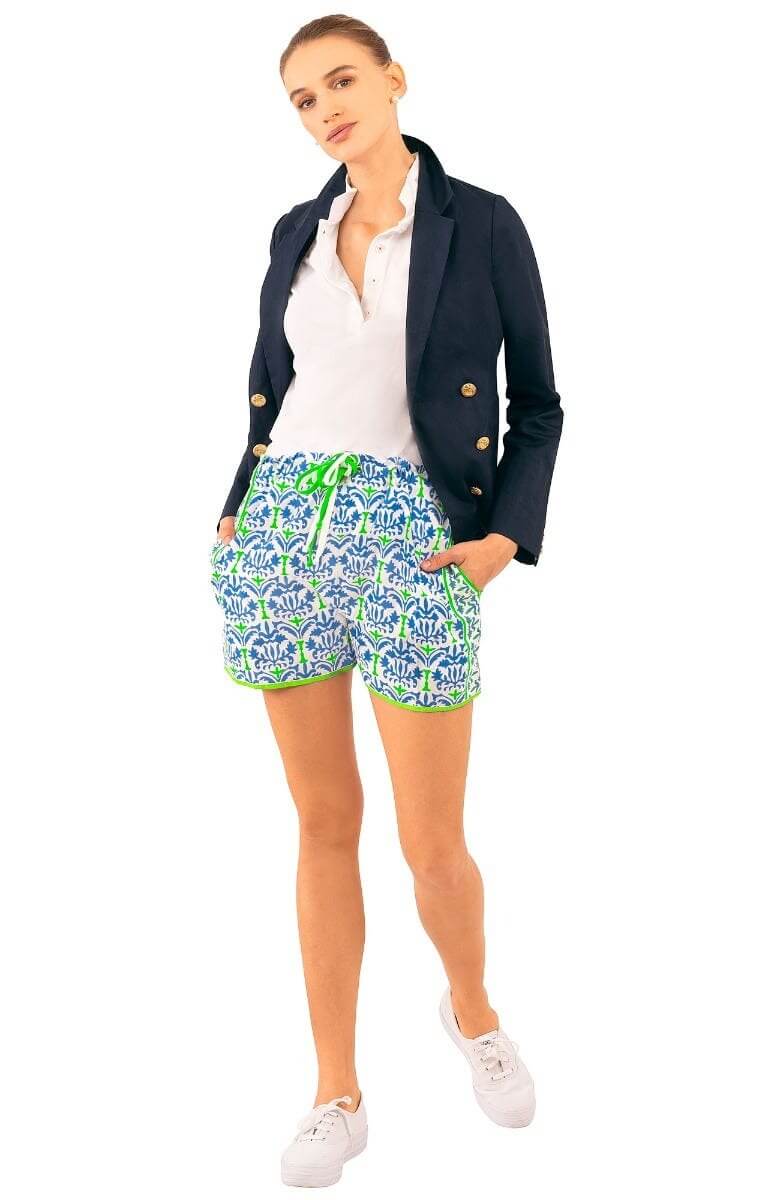 Beach Shorts - East India Blue Kelly