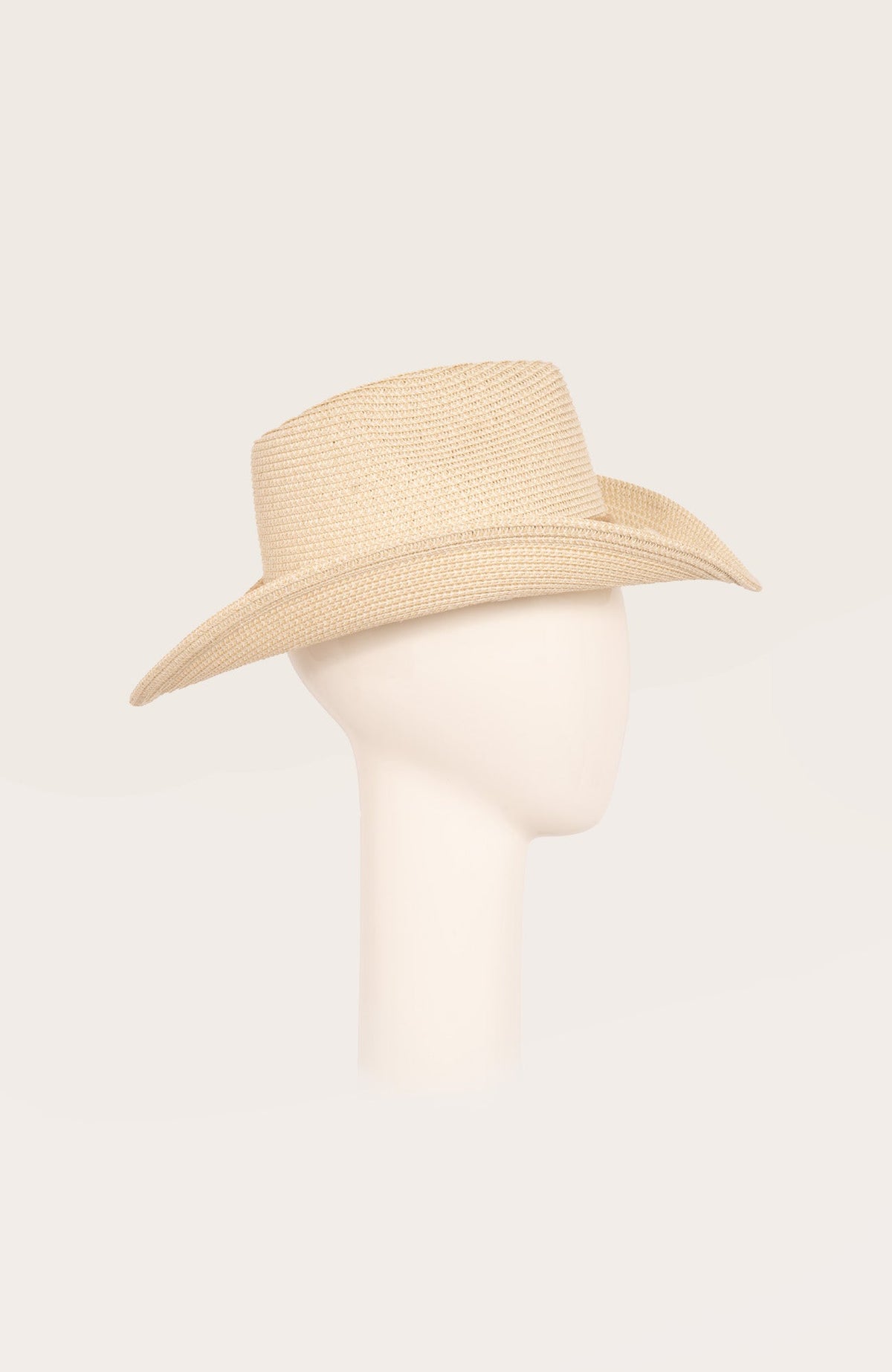 Shelly - Mermaid Cowboy Straw Hat Ivory One Size