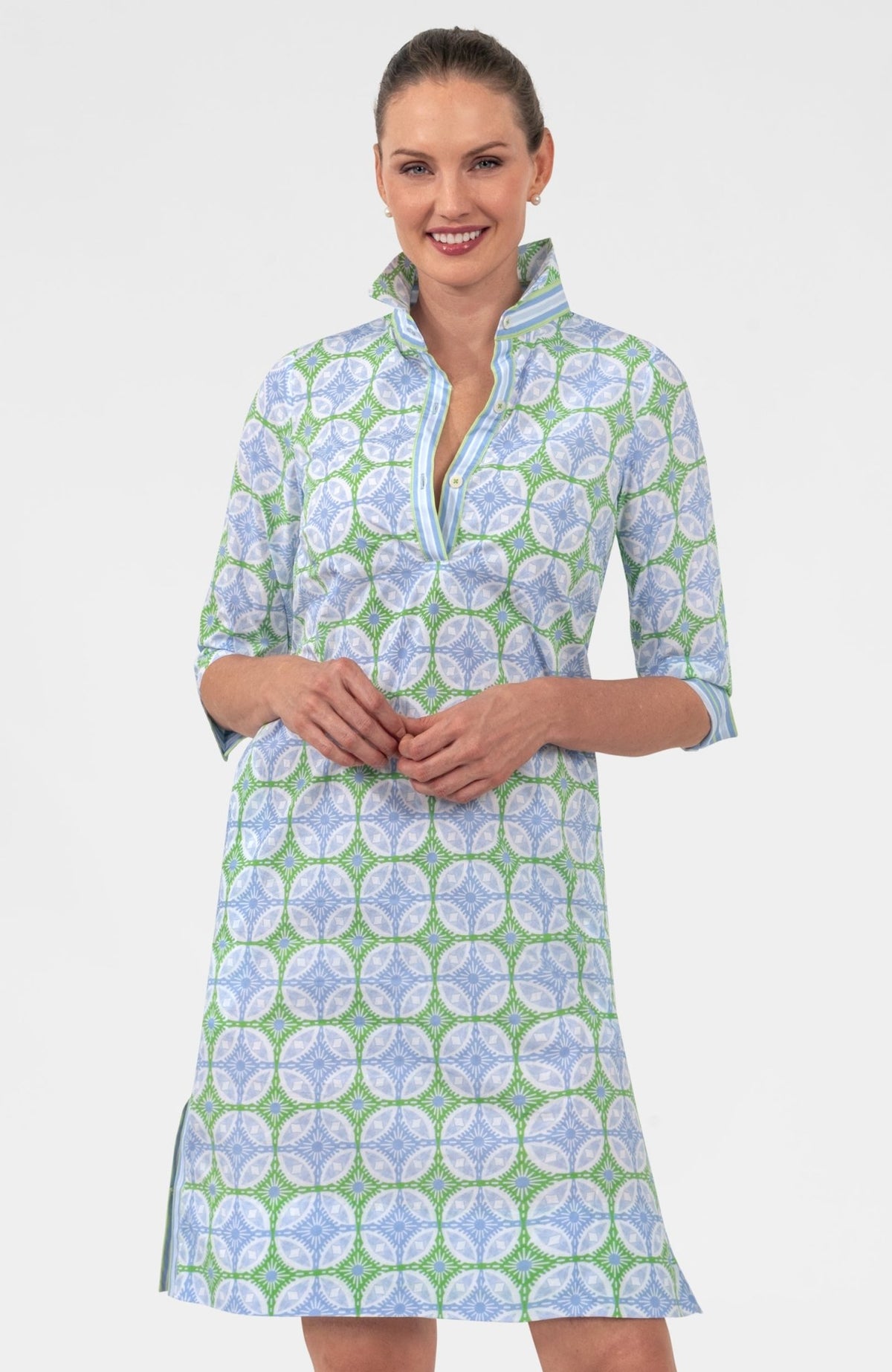 Shirt Tail 2.0 Dress - Smell The Roses Kelly Peri