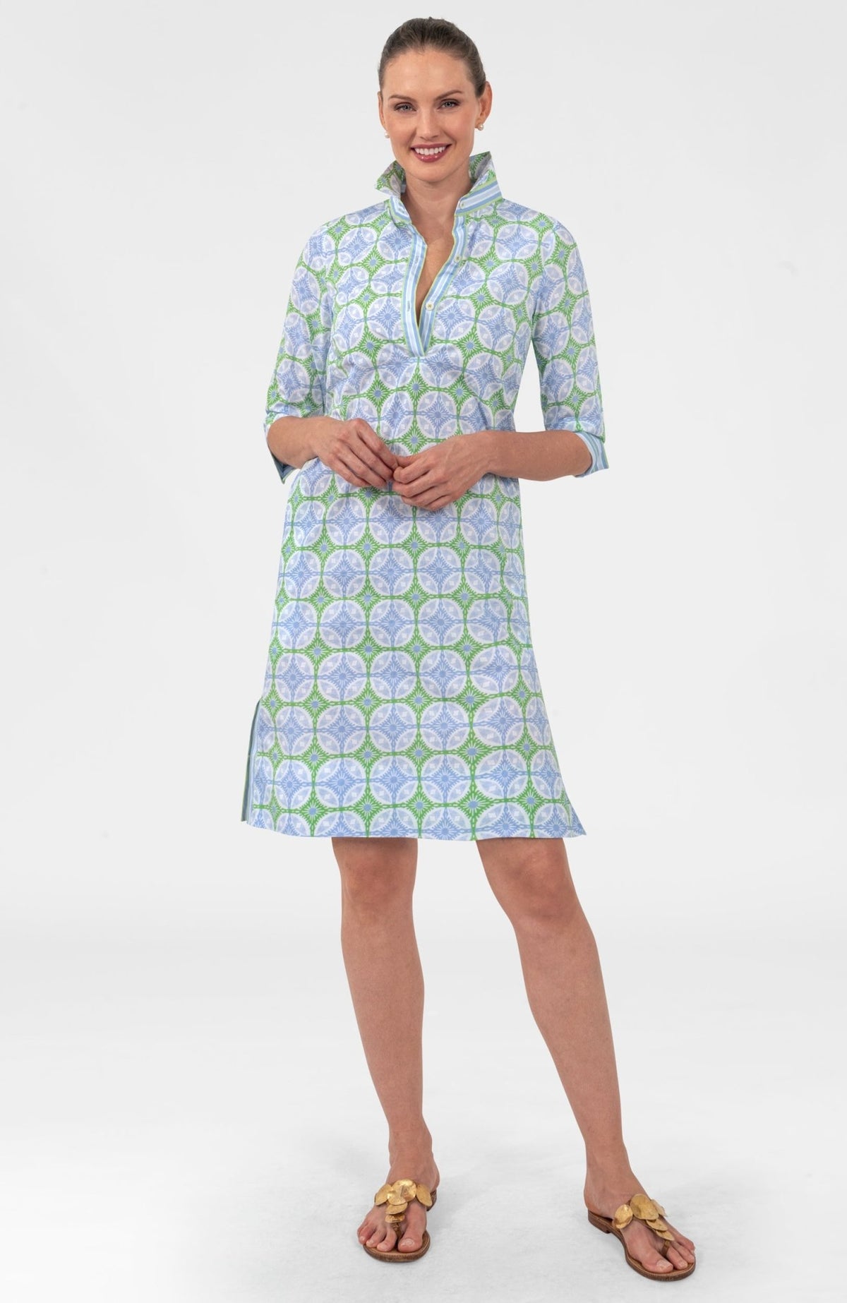 Shirt Tail 2.0 Dress - Smell The Roses Kelly Peri