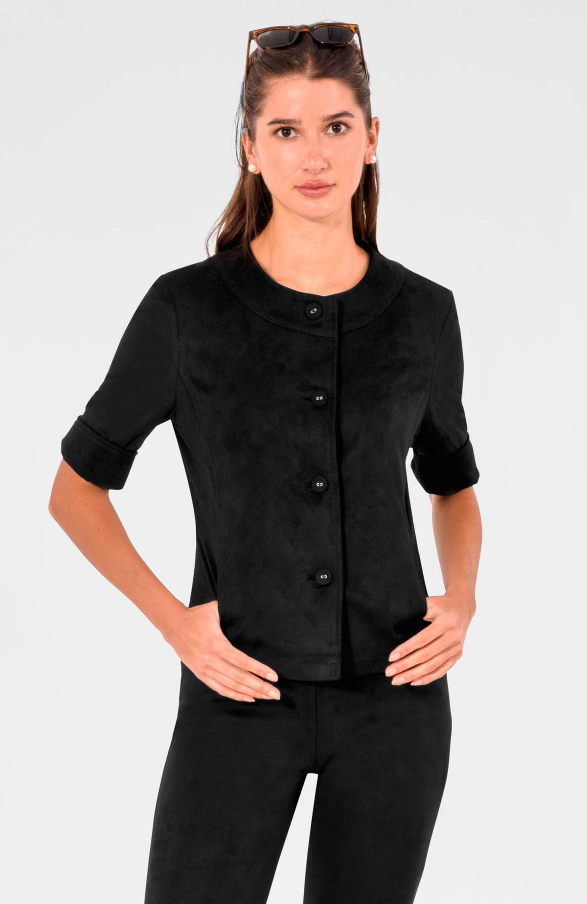Short Stop Jacket - Ultra Suede Black