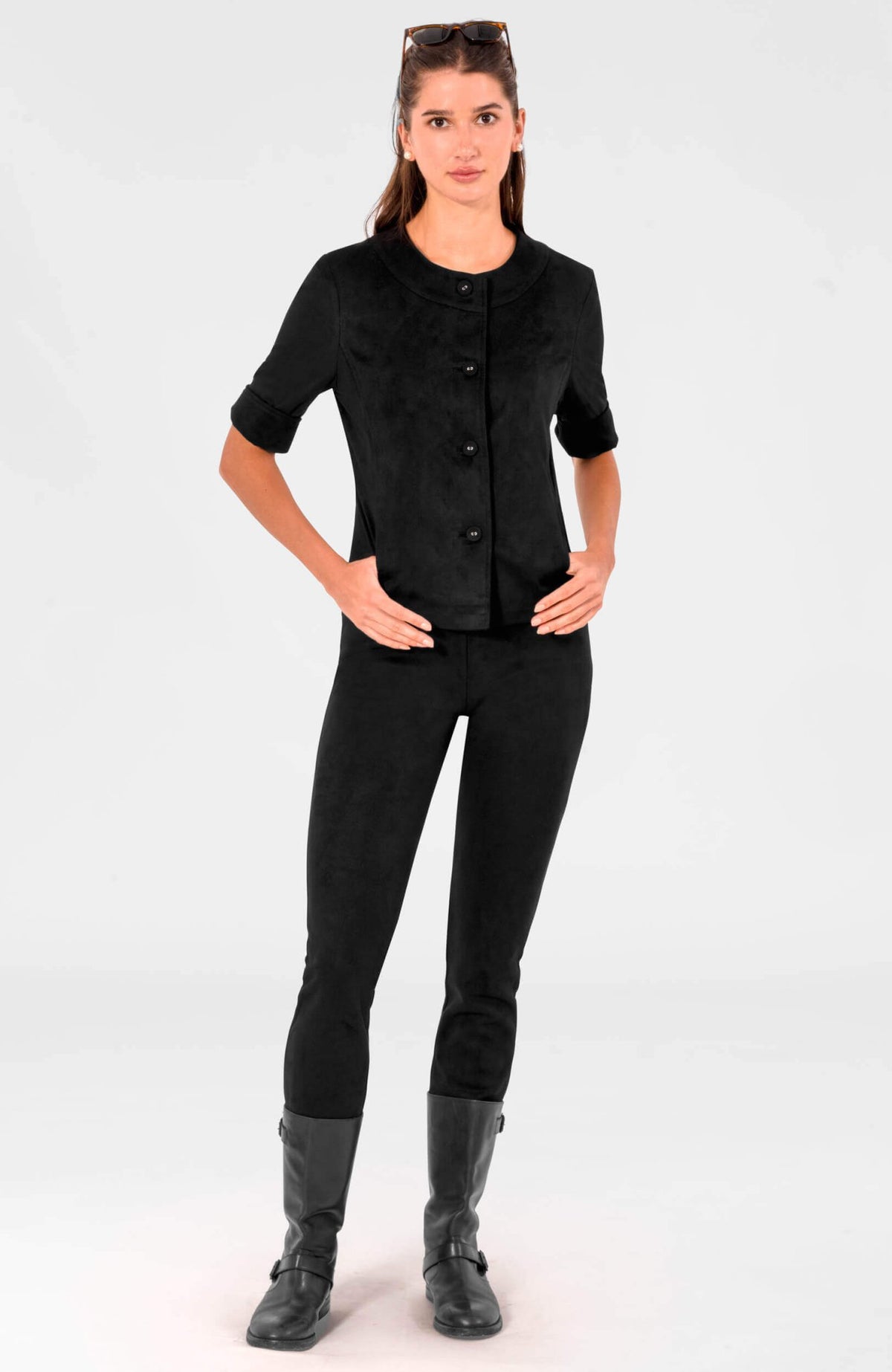 Short Stop Jacket - Ultra Suede Black