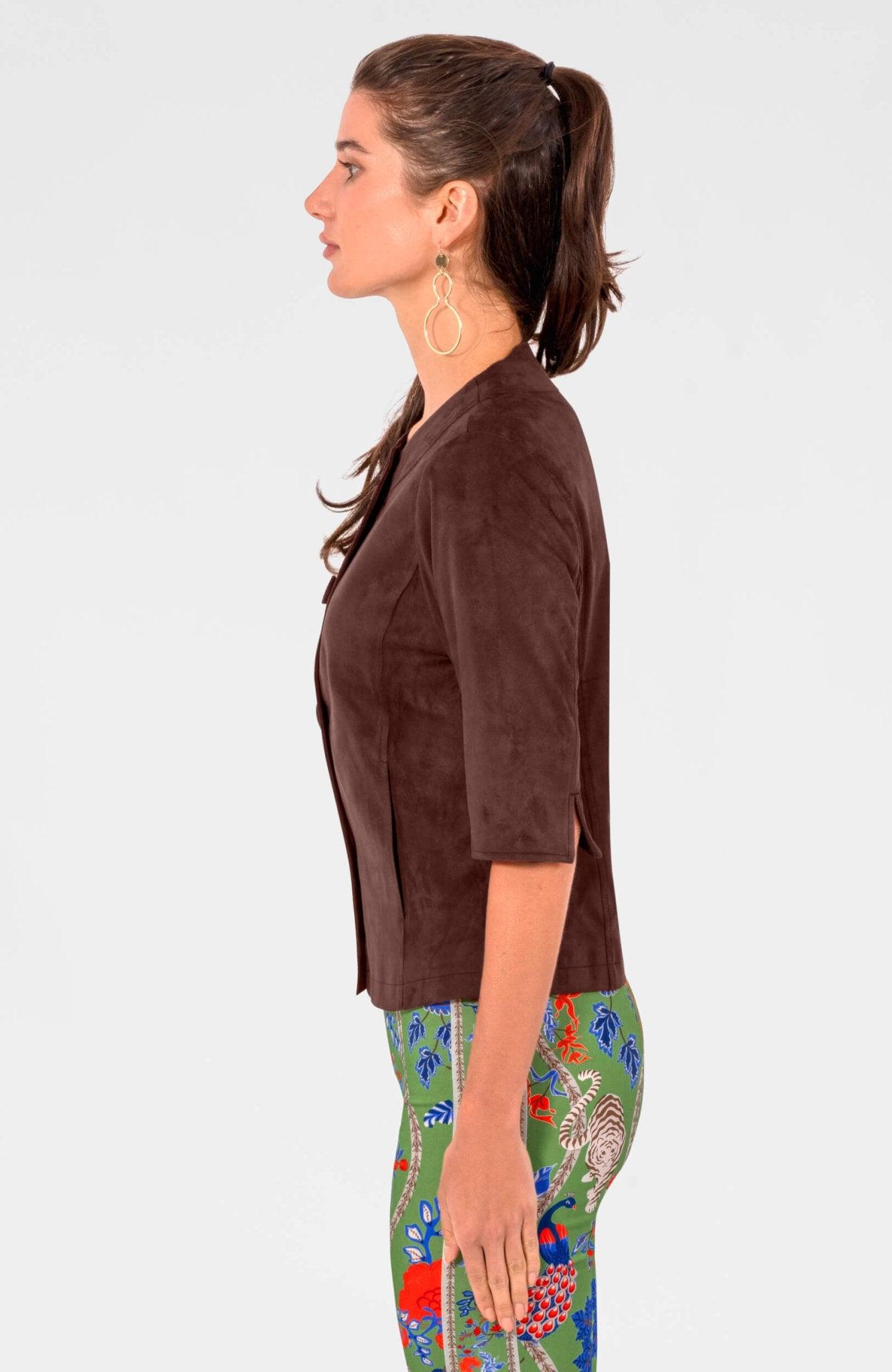 Short Stop Jacket - Ultra Suede Espresso