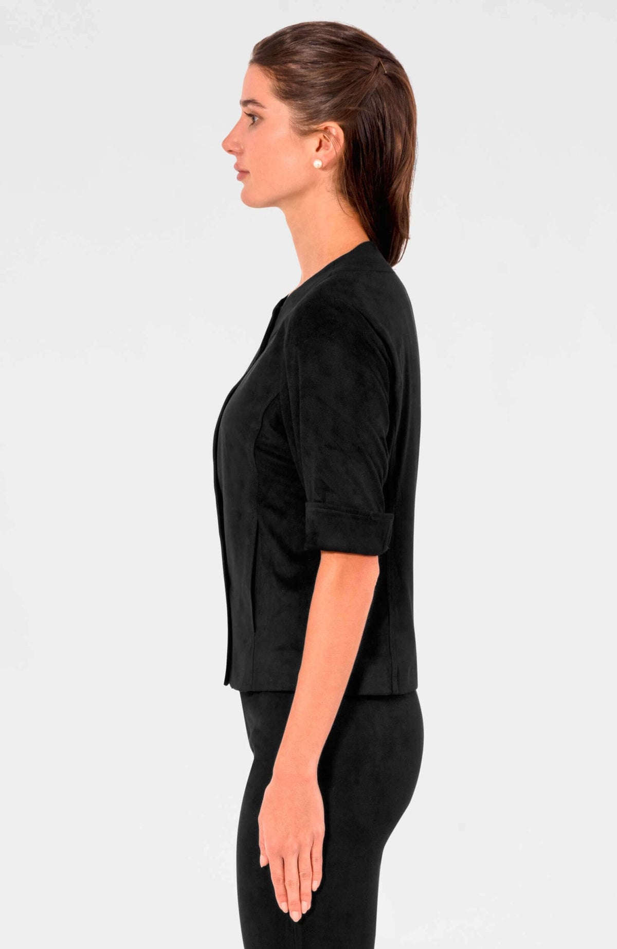 Short Stop Jacket - Ultra Suede Black