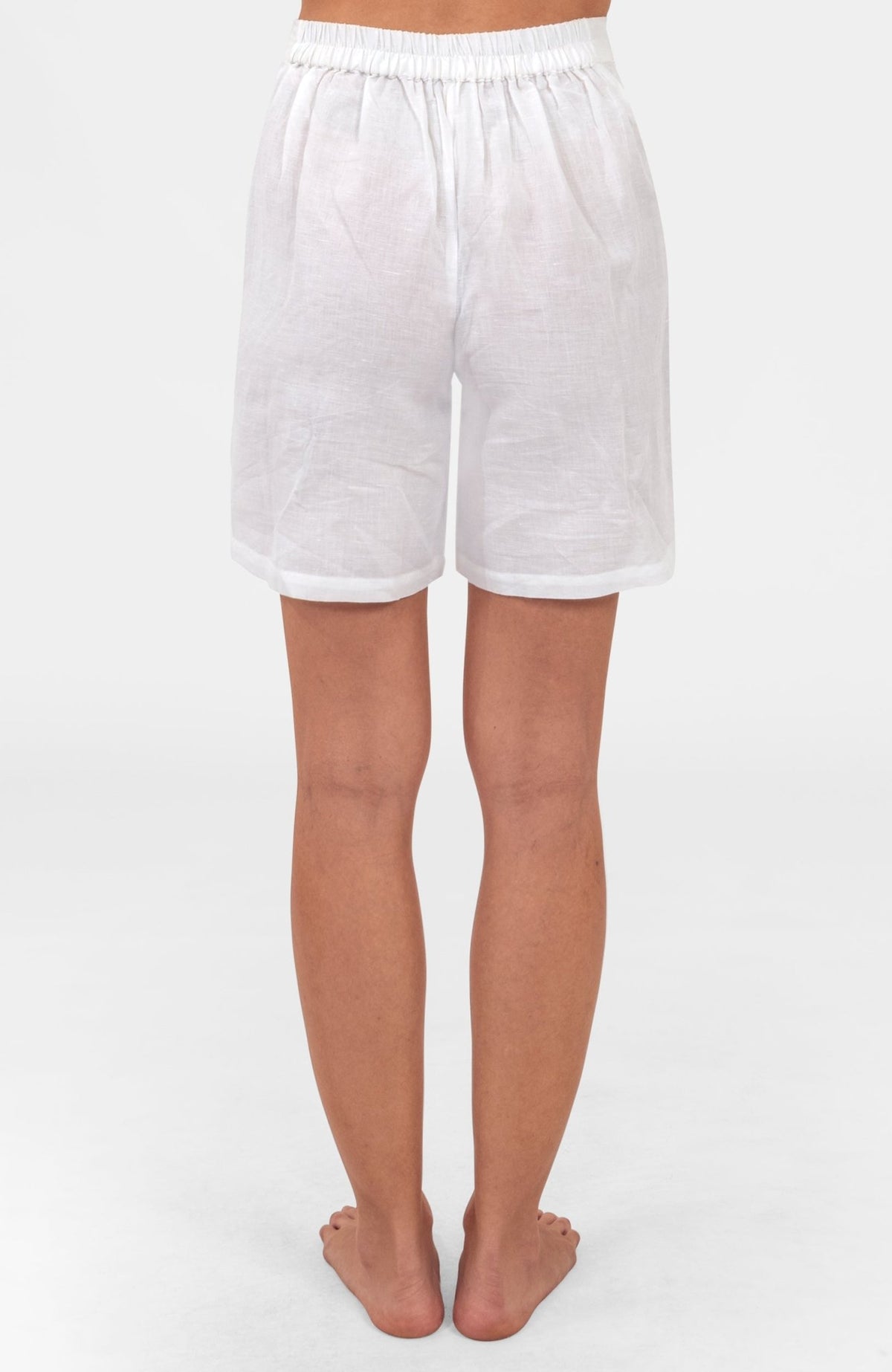 Shorts - Linen White