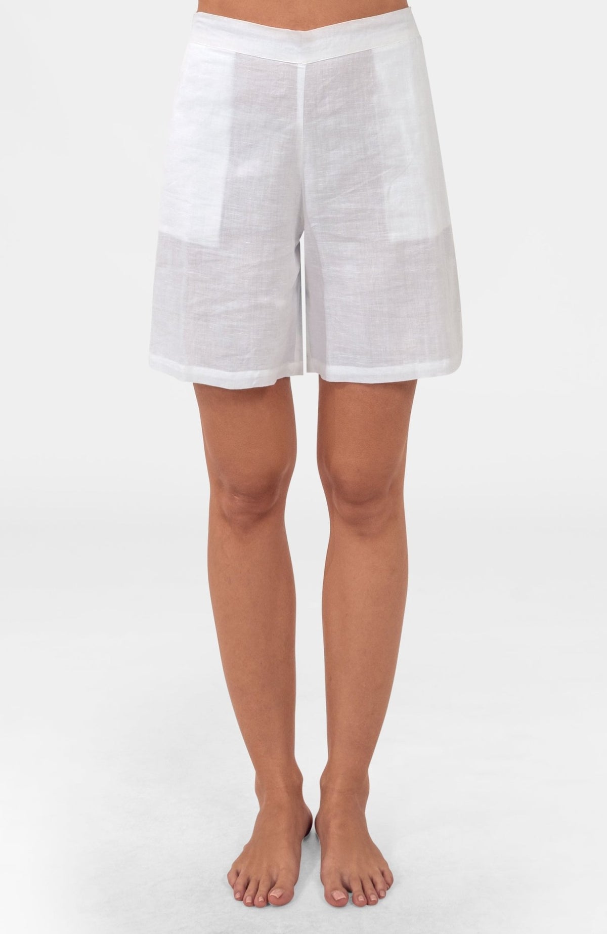 Shorts - Linen White