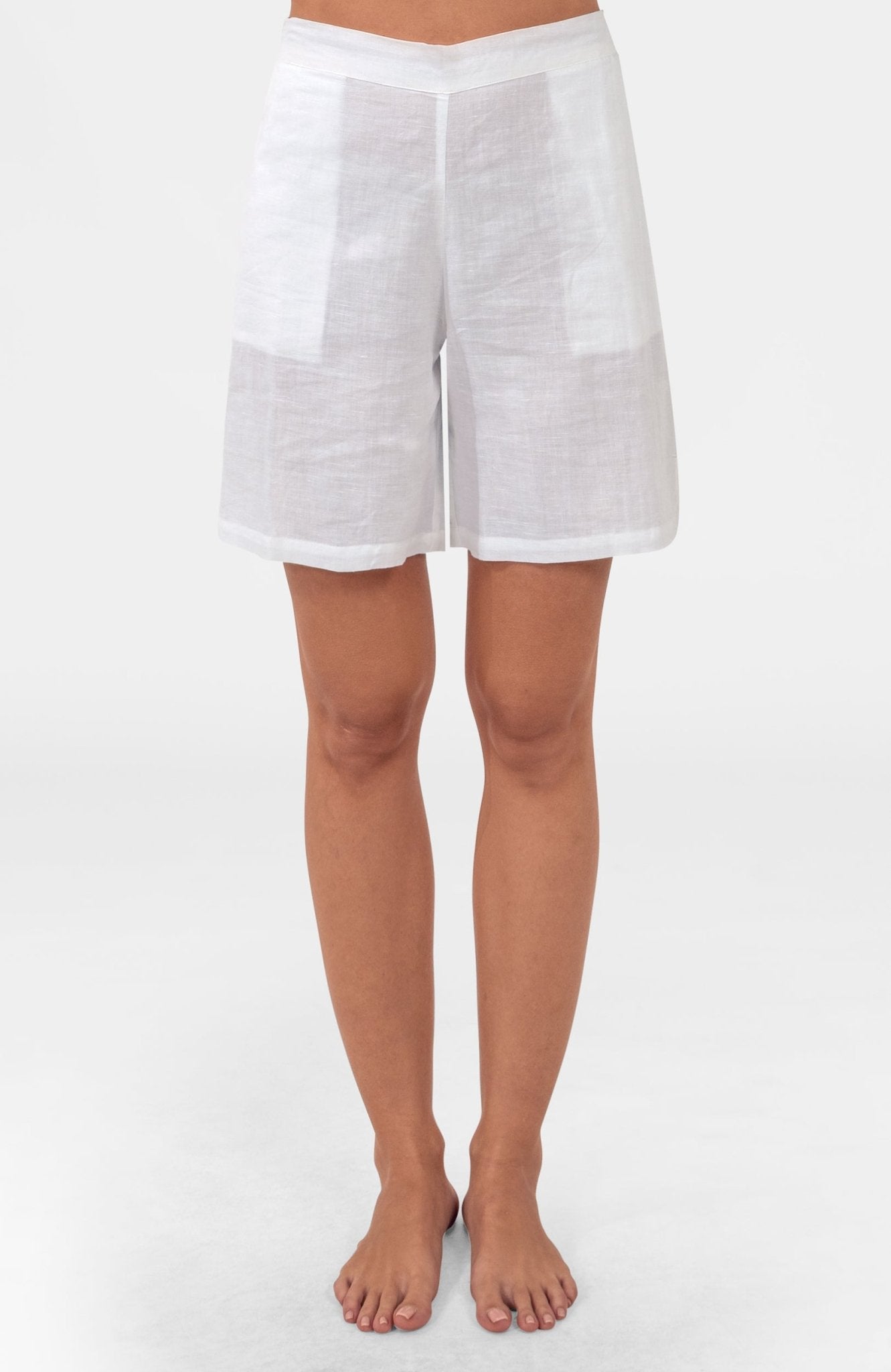 Shorts - Linen White
