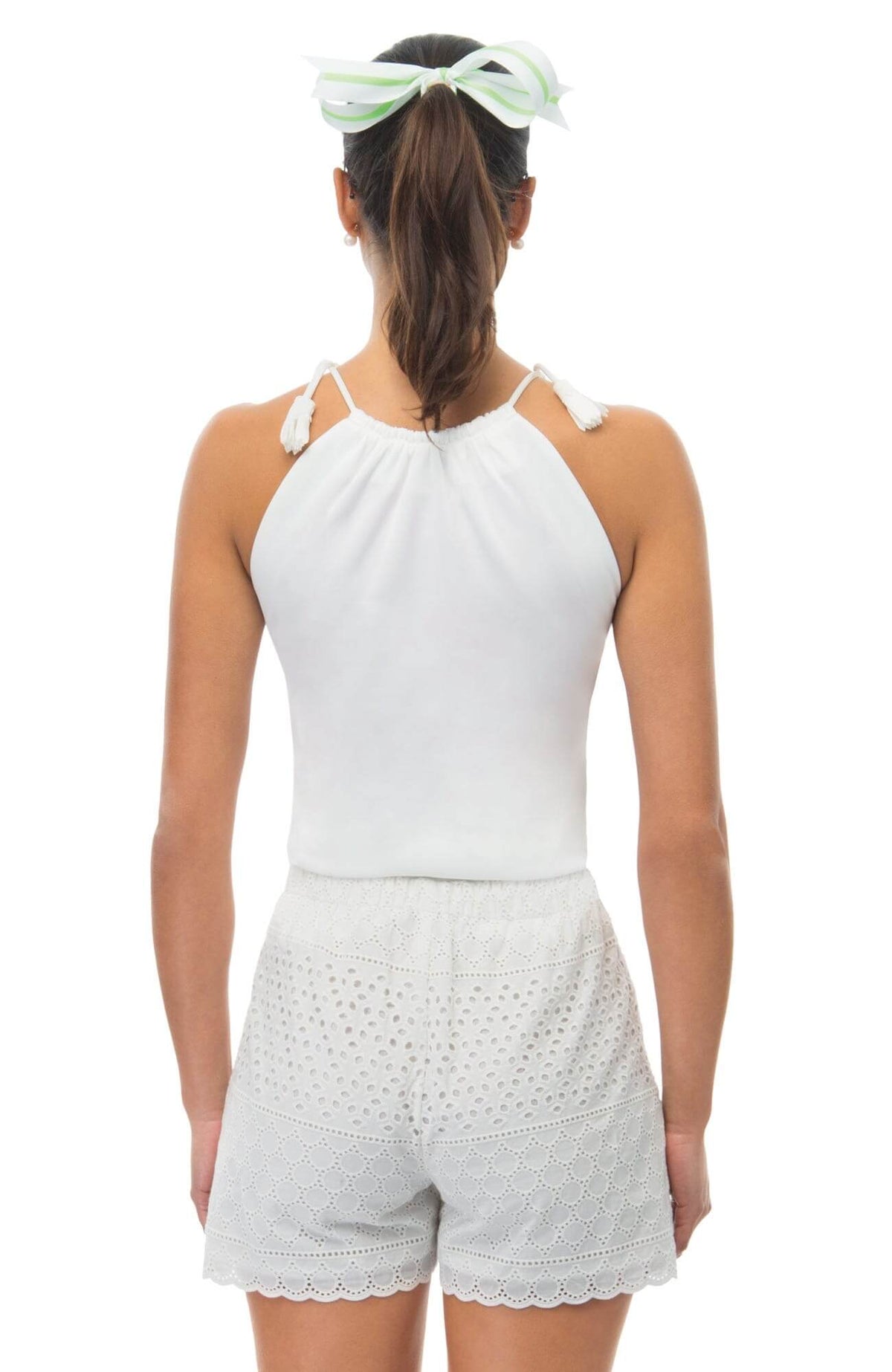 Shorty Short - Roadrunner Eyelet - Final Sale White