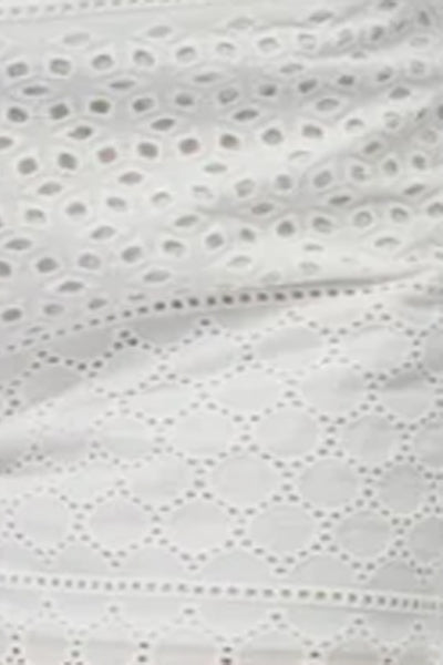 Shorty Short - Roadrunner Eyelet - Final Sale White