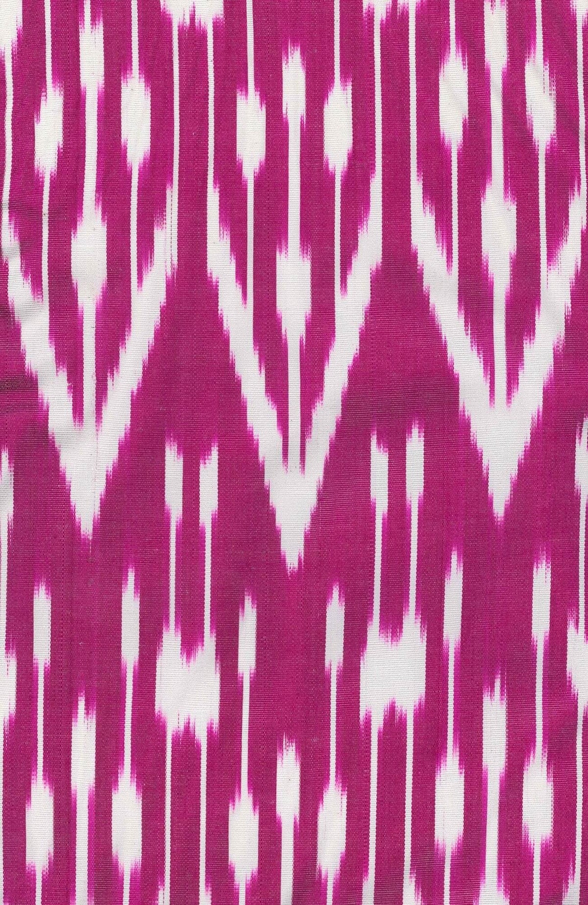 Hand Woven Silk Ikat Jacket Pink White