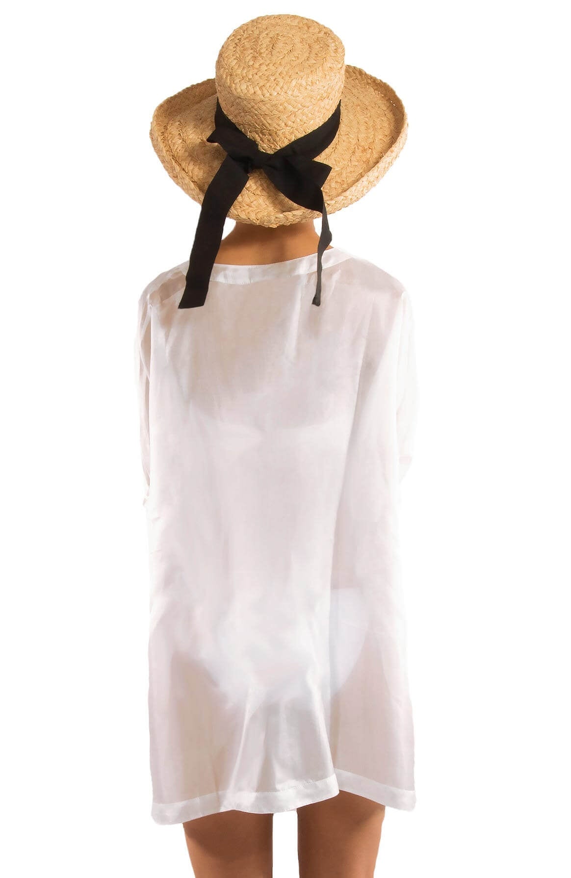 Silk Kimono Jacket White