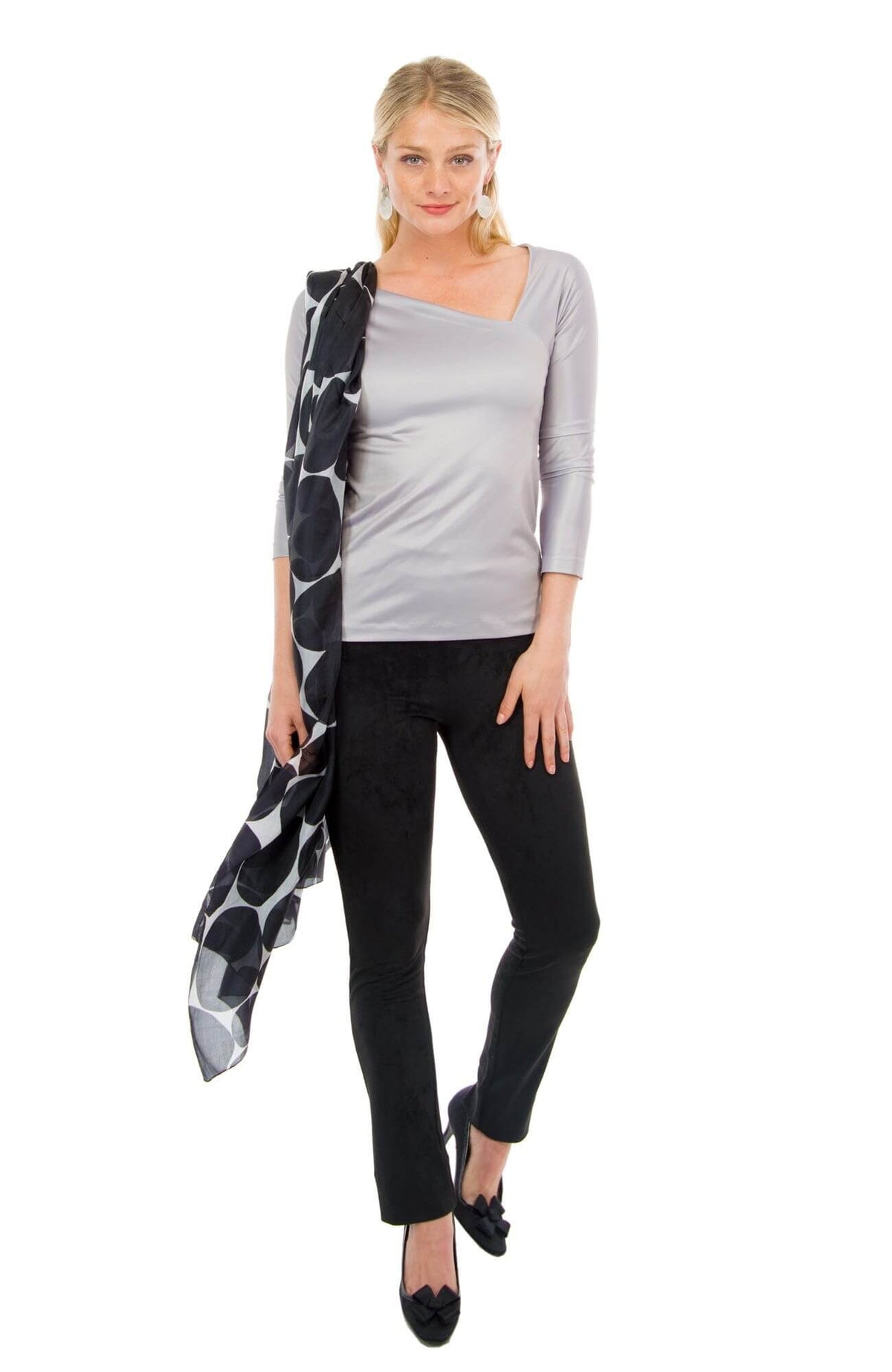 Silk Scarf - Polka Dot