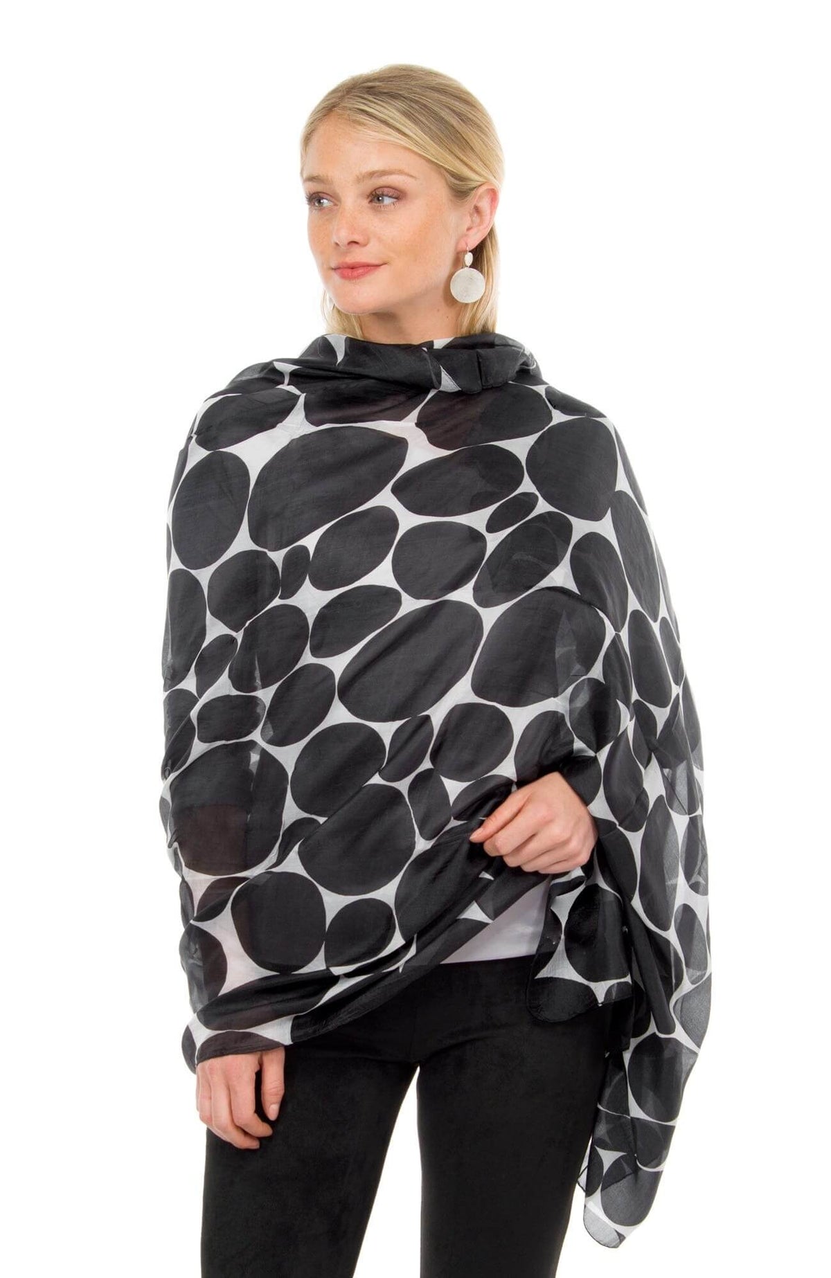 Silk Scarf - Polka Dot