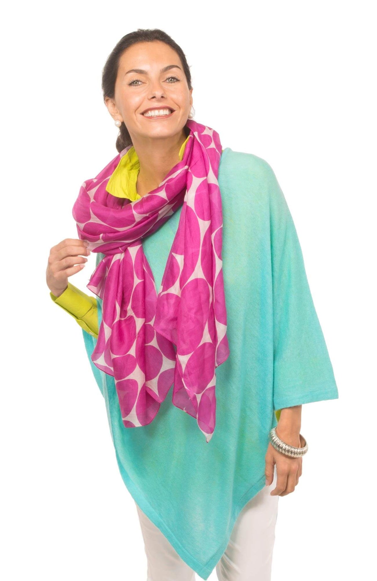 Silk Scarf - Polka Dot