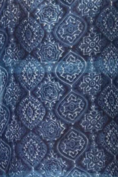 Silk Tunic - Easy Breezy Navy White