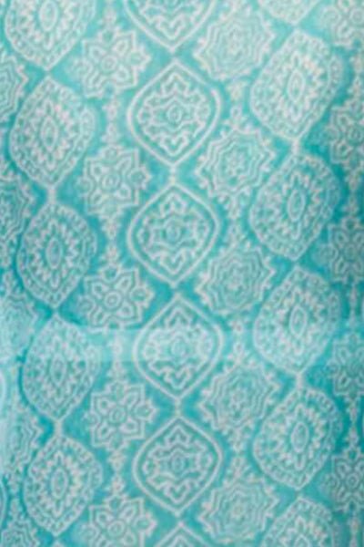 Silk Tunic - Easy Breezy Turq Lime