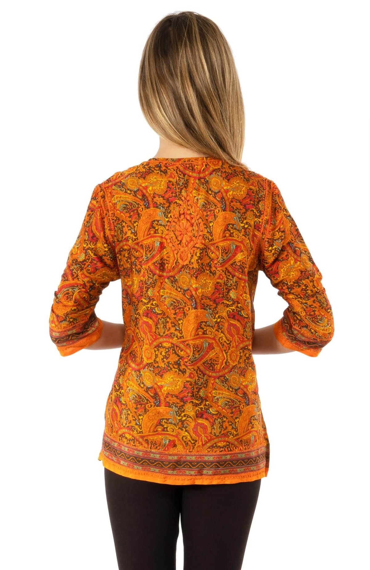 Silk Hand Embroidered Tunic - Final Sale Persian