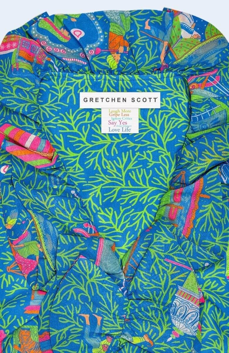 Sitting Pretty Dress - Palanquin Party - Final Sale Turquoise