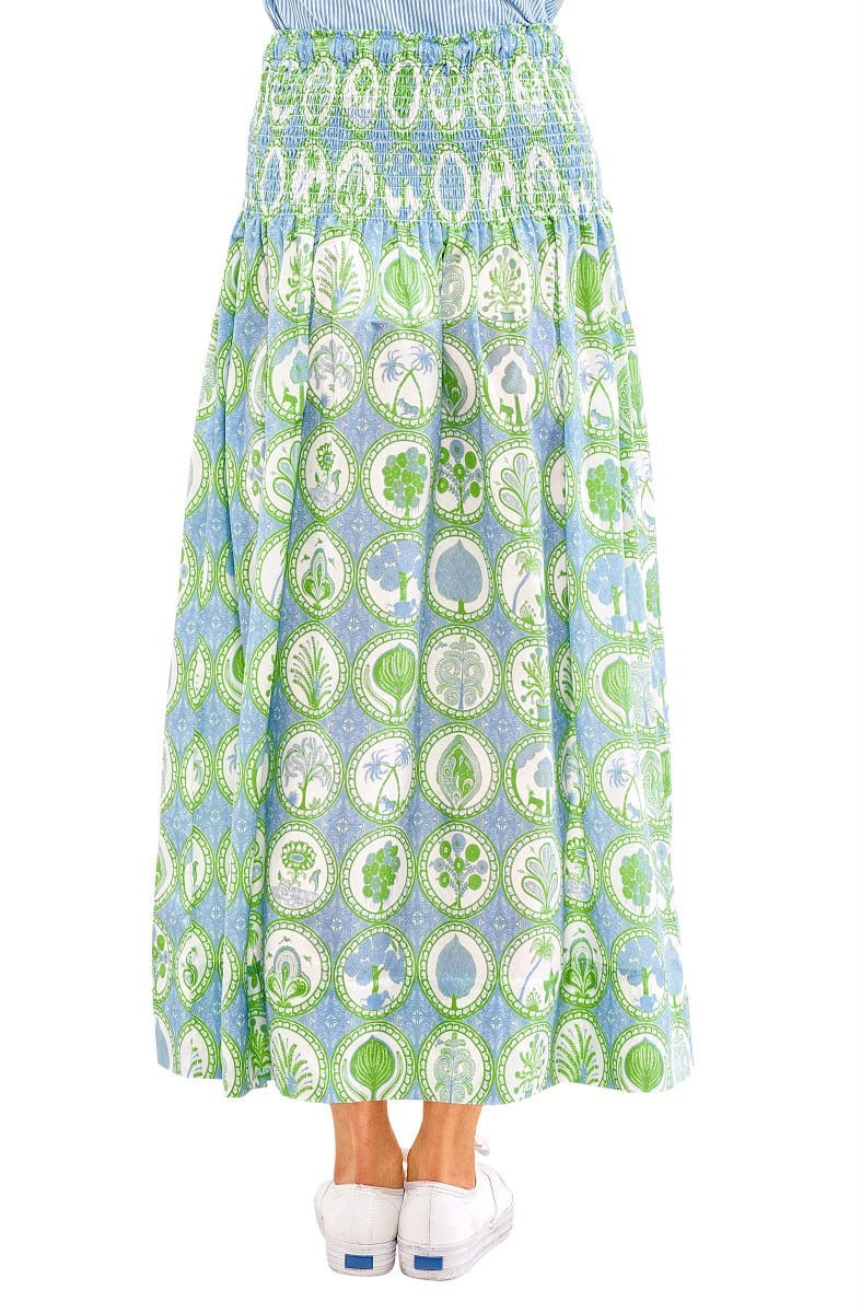 Haight Ashbury Skirt - Circle of Love Periwink Kelly One Size