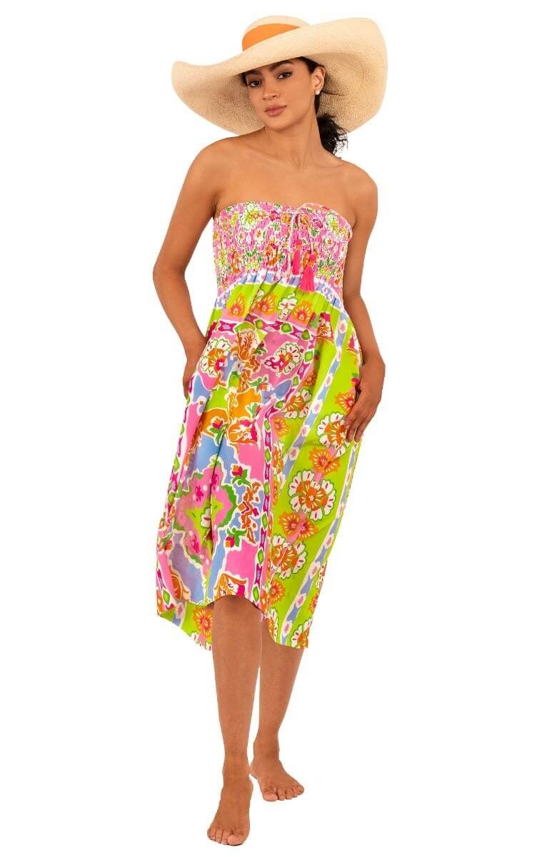 Haight Ashbury Skirt/Dress - Watteau Pink Lime One Size