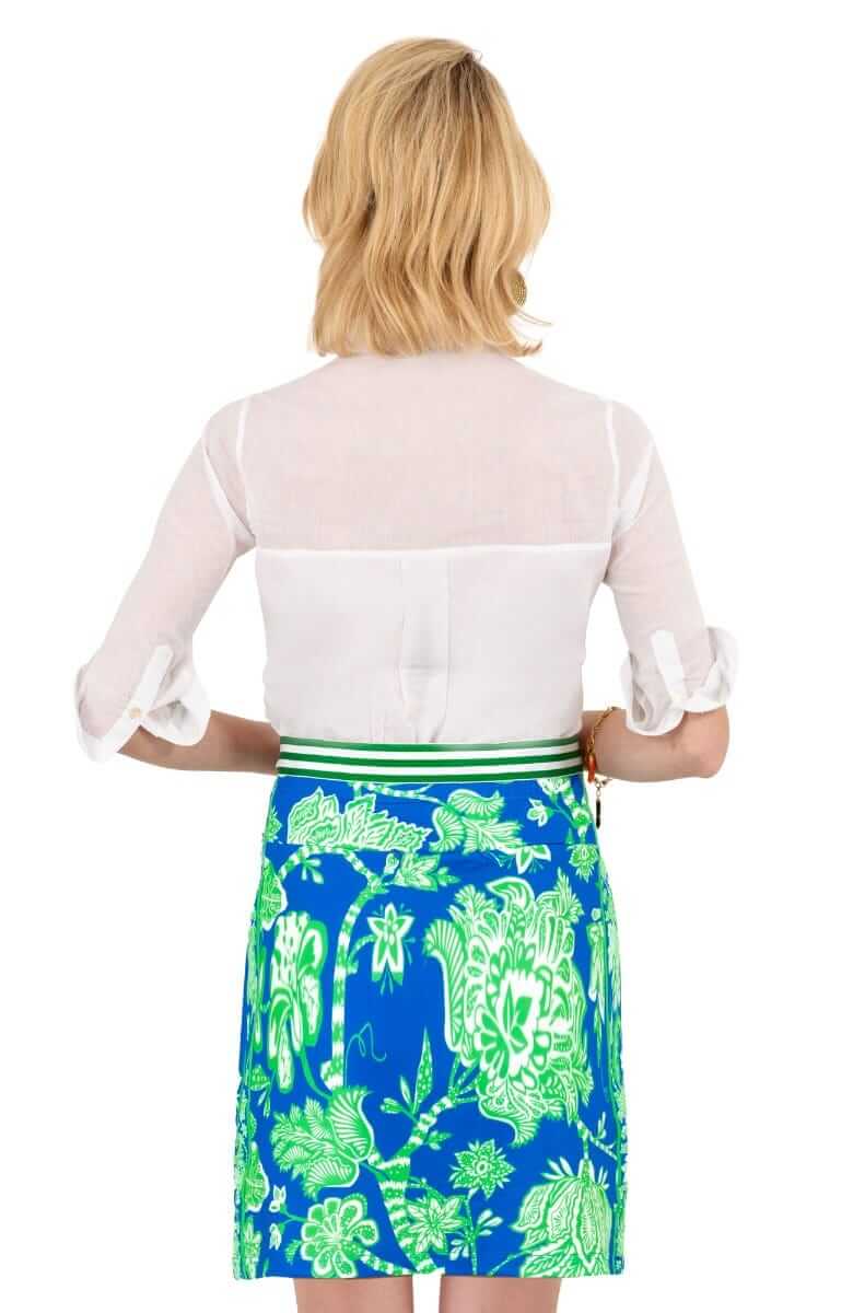 Skippy Skort - Glorious - Final Sale Blue Green