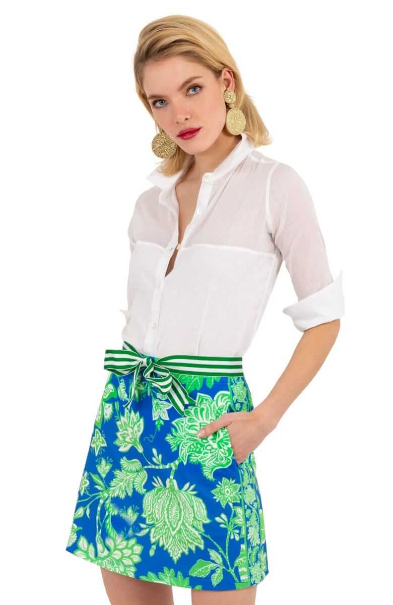 Skippy Skort - Glorious - Final Sale Blue Green