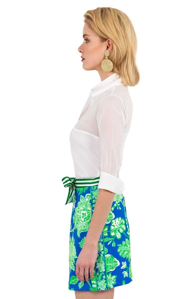 Skippy Skort - Glorious - Final Sale Blue Green