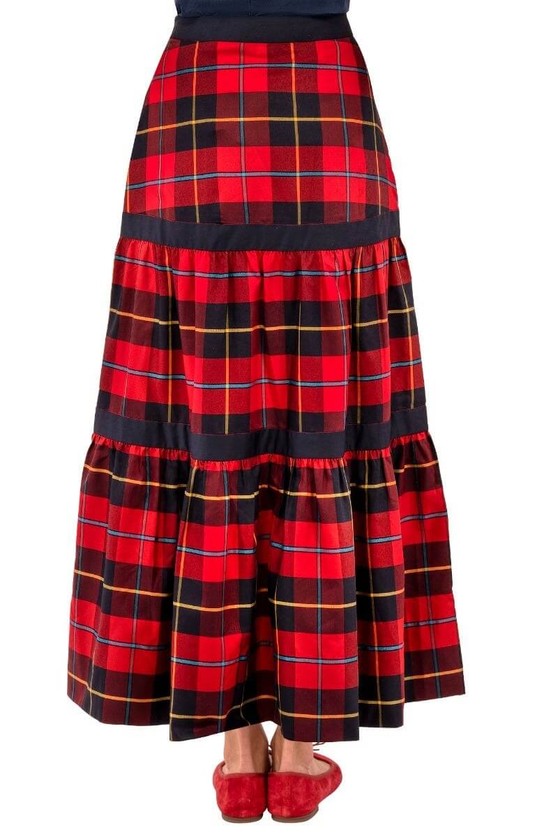 Ipanema Skirt - Plaidly Cooper Redmulti Plaid