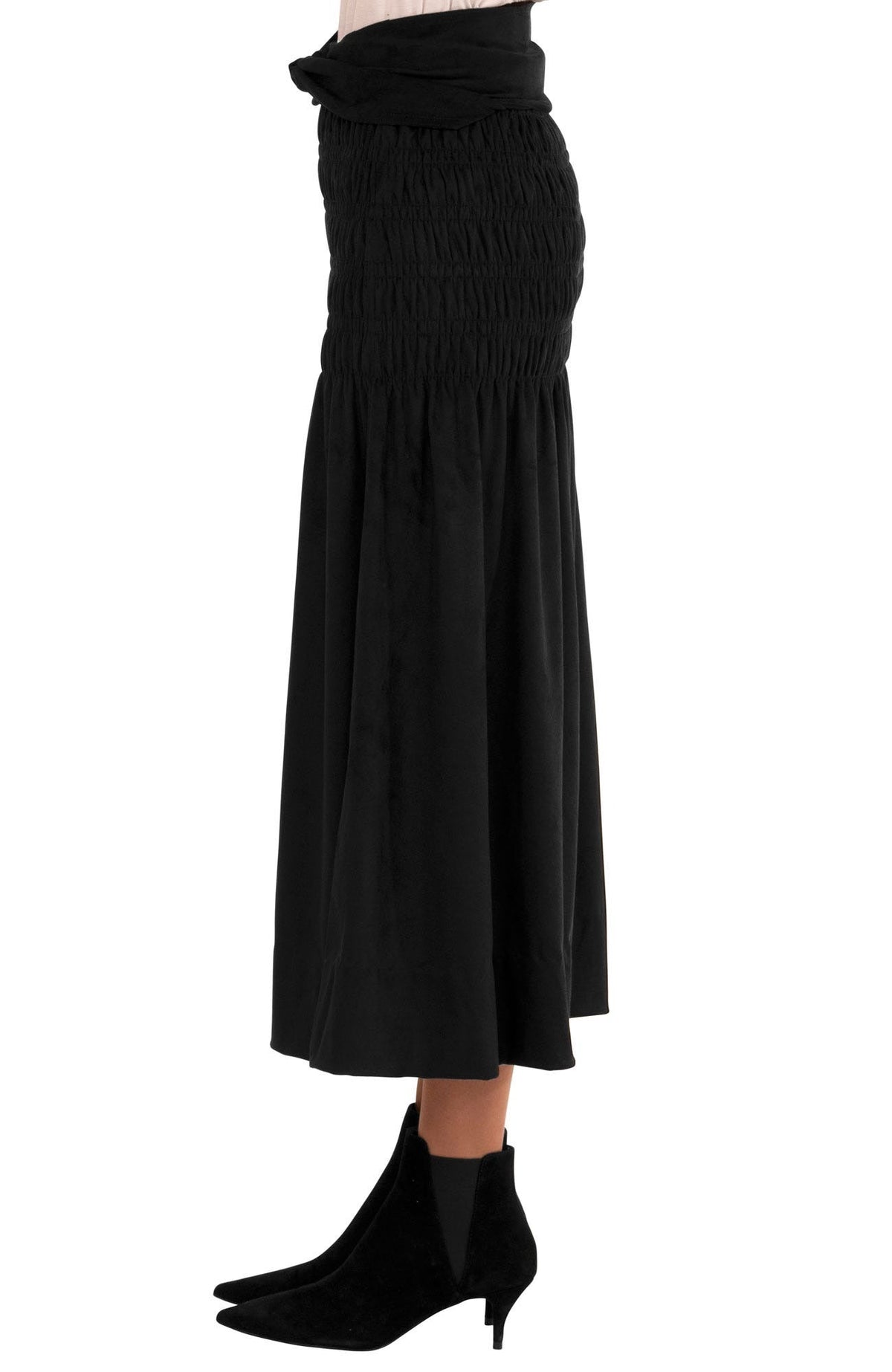 3-4-1 Skirt/Dress - Ultra Suede - Final Sale Black
