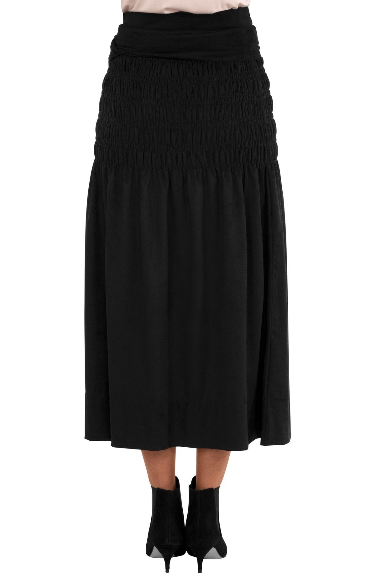 3-4-1 Skirt/Dress - Ultra Suede - Final Sale Black