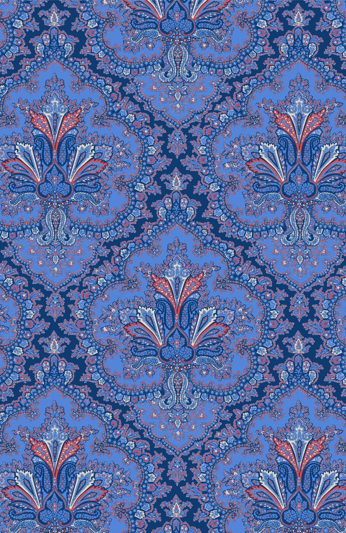 Smocked Mini Skirt/ Top - Passion Paisley Imari