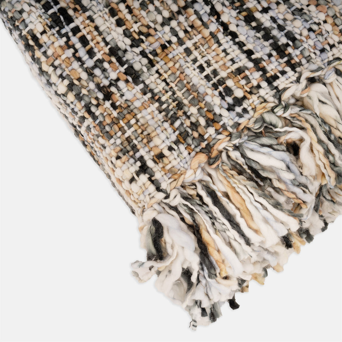 Snootie Snood Fringe Blanket Peri Neutral