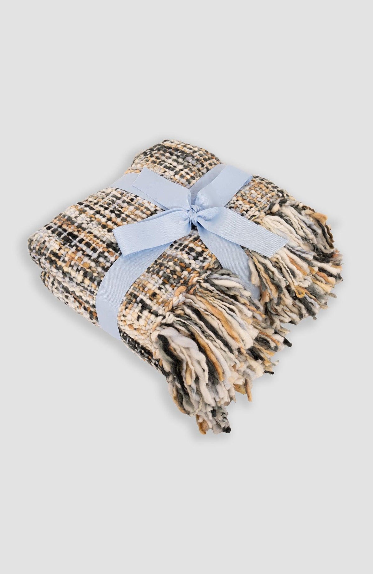 Snootie Snood Fringe Blanket Peri Neutral