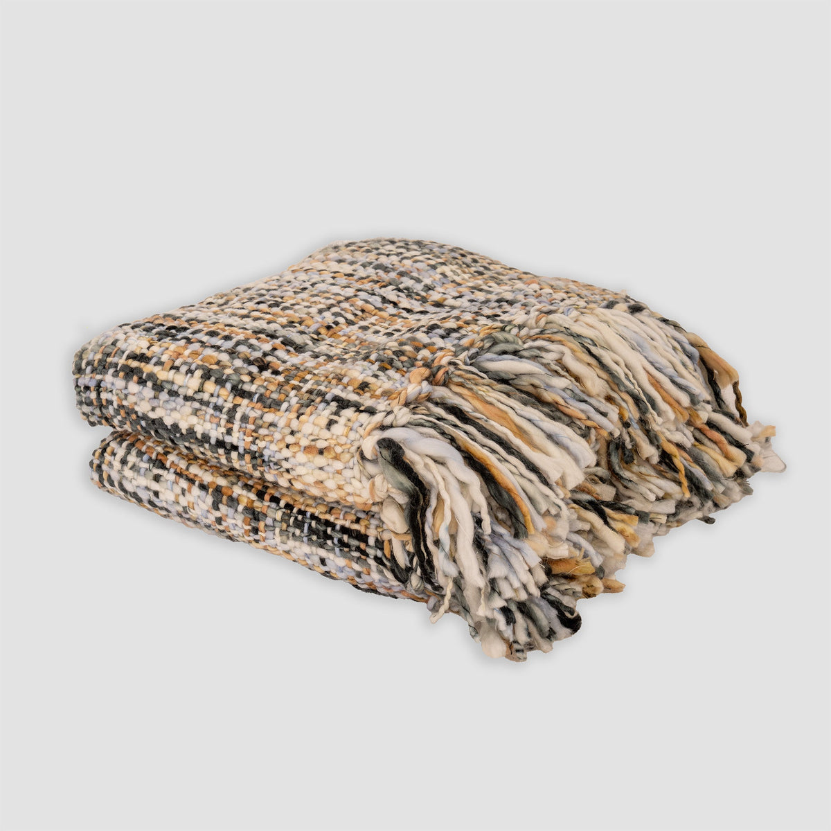 Snootie Snood Fringe Blanket Peri Neutral