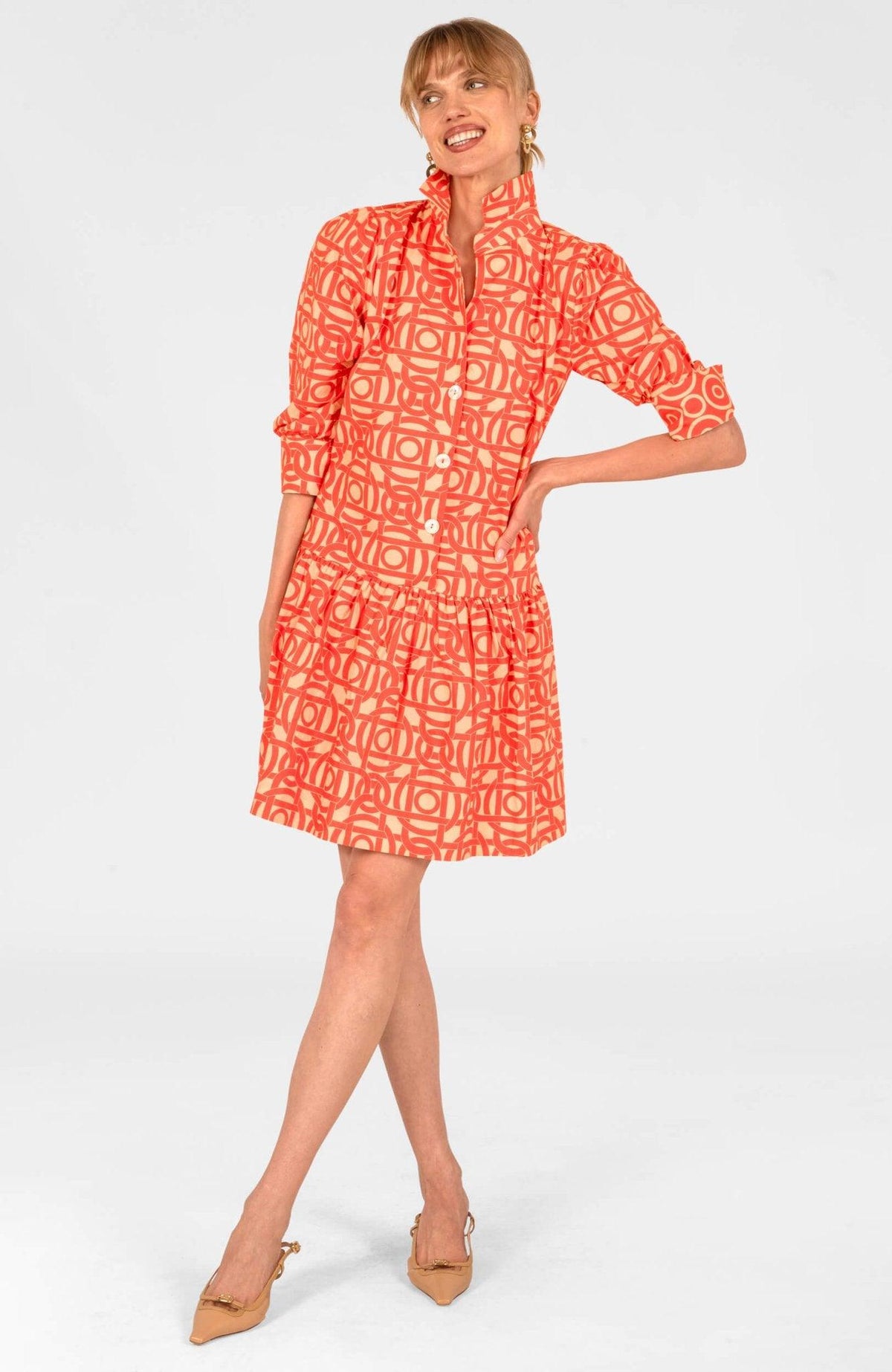 So Sweet Dress - Aubazine Coral