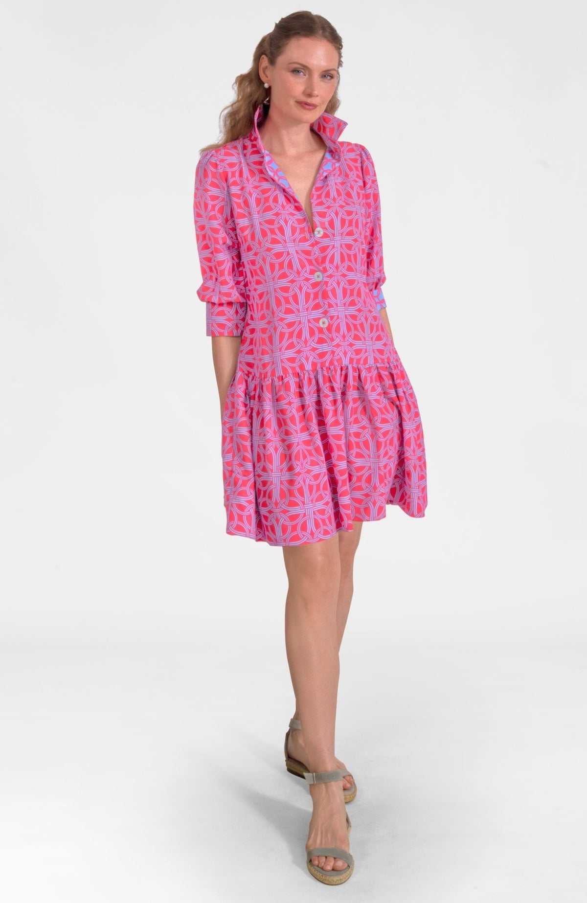 So Sweet Dress - Ring Toss Coral