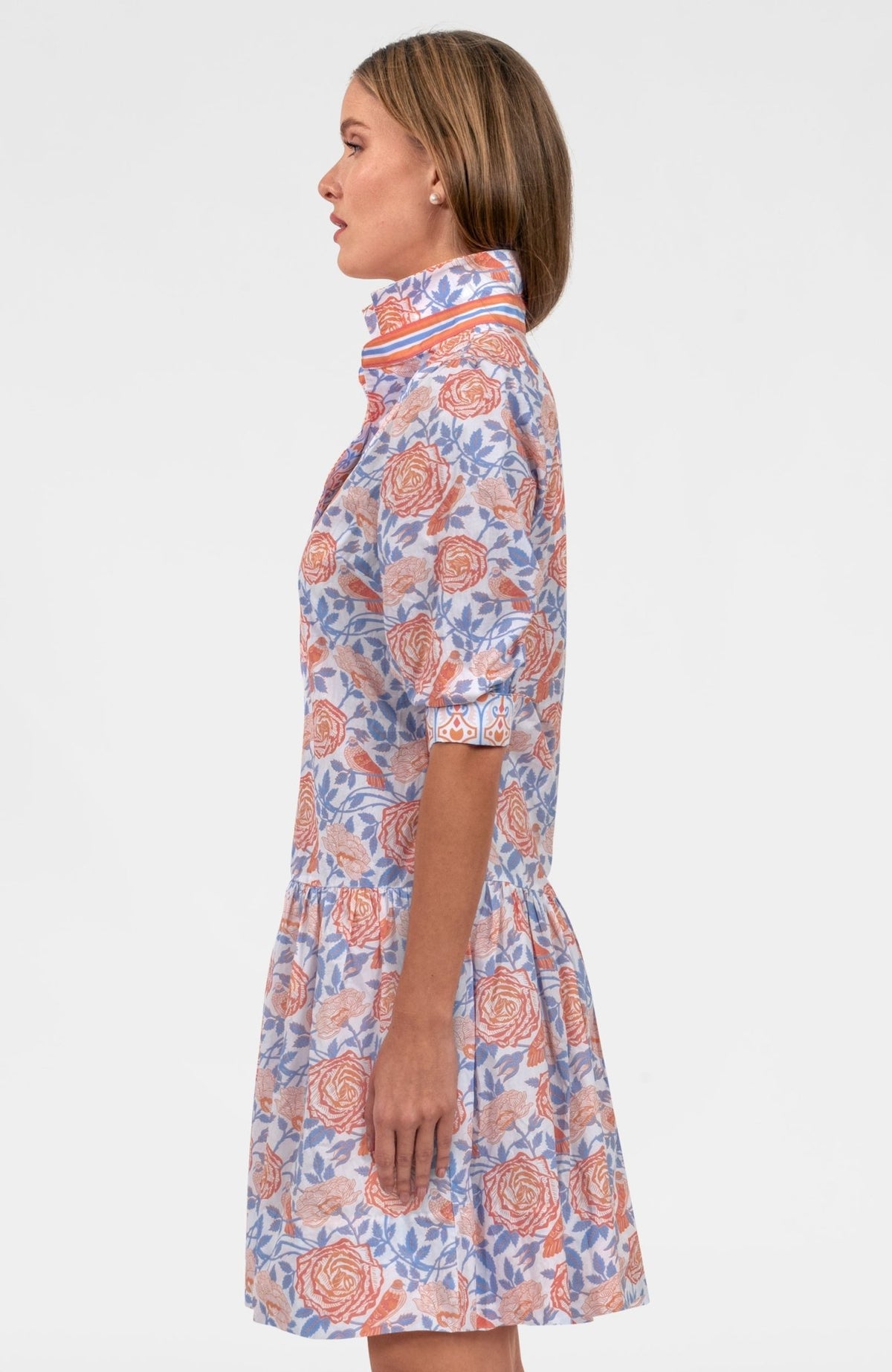 So Sweet Dress - Smell The Roses Peri Coral