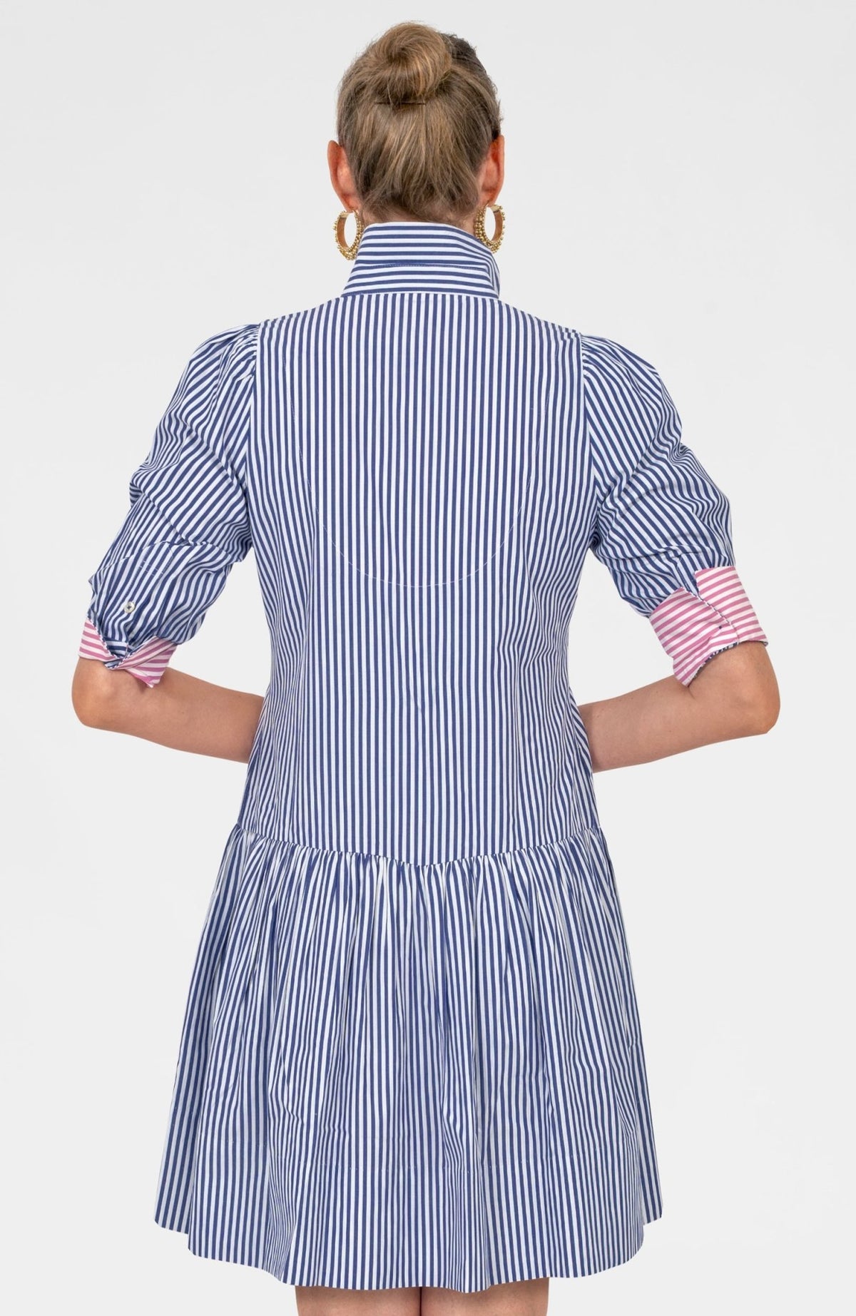 So Sweet Dress - Stripe Navy